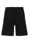 Carhartt Flint Short Shorts In Black Cotton In Black