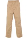 Carhartt Flint Trousers In Grey