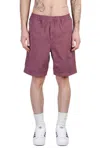 Carhartt Flint Straight-leg Shorts In Purple