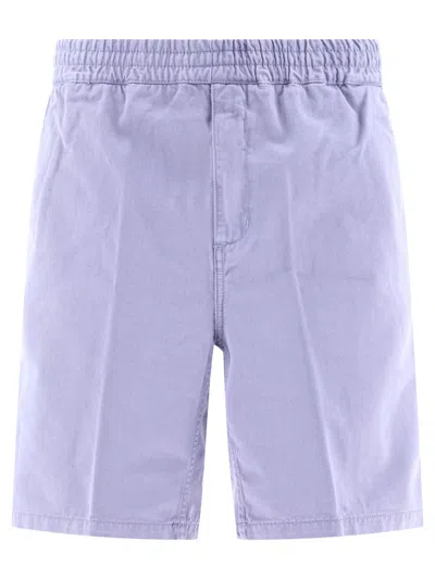 Carhartt Wip "flint" Shorts In Purple