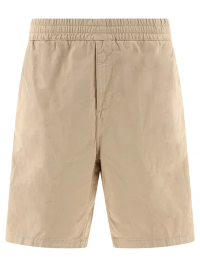 Carhartt Wip "flint" Shorts In Neutral
