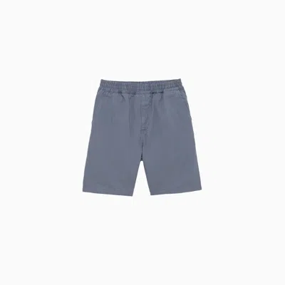 Carhartt Wip Flint Shorts In Ydgd Bay Blue