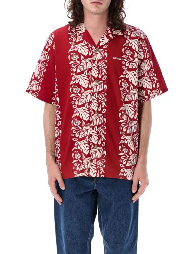 Carhartt Floral Shirt In Red