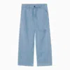 Carhartt Wip Frosted Bleu Garrison Pants In Blue