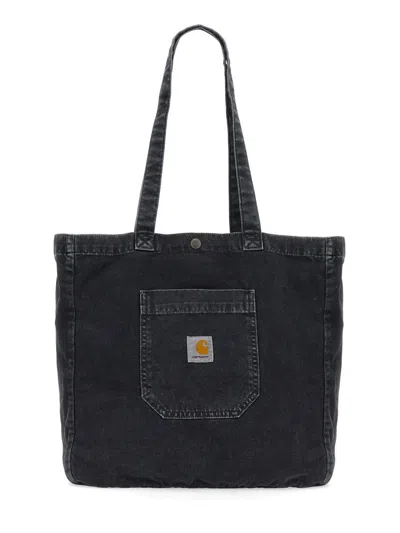 Carhartt Wip "garrison" Tote Bag In Black