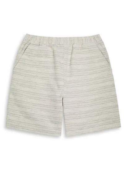 CARHARTT CARHARTT WIP GELLAR STRIPED-JACQUARD COTTON SHORTS