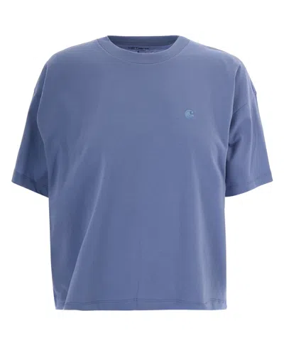 Carhartt Wip Gentle Mini T-shirt For Women In Gentle Blue