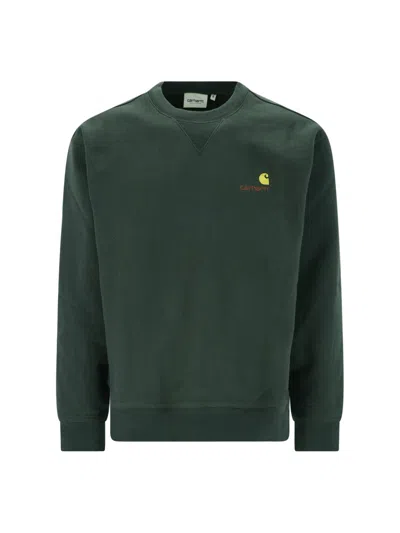 Carhartt Wip Graphic Crewneck Sweatshirt In Green