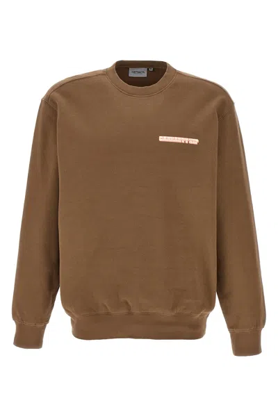 Carhartt Wip 'greatest Flicks' Sweatshirt In Brown