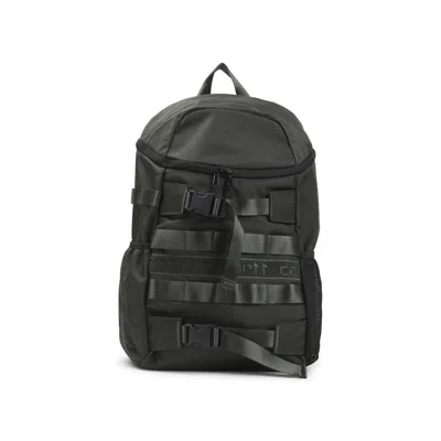 Carhartt Wip Green Prescott Nylon Backpack In Black