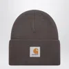 Carhartt Acrylic Watch Logo Beanie In Brown