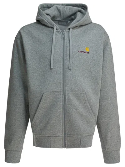 Carhartt Wip Grey Cotton Blend Sweatshirt In Multi