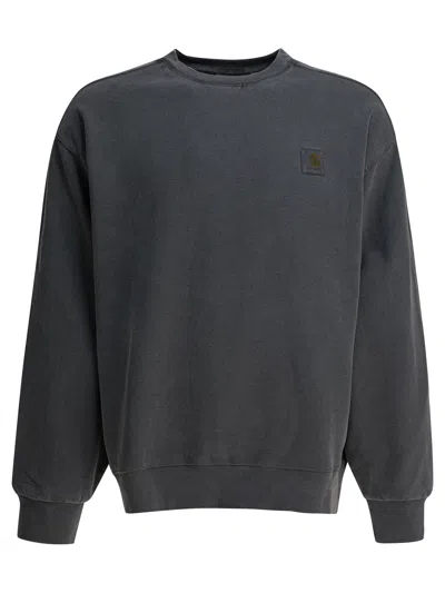 Carhartt Wip Grey Cotton Sweatshirt In Gray