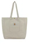 Carhartt Wip Grey Denim Bayfield Tote In Gray