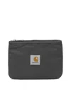 Carhartt Wip Grey Nylon Wallet In Gray