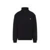 Carhartt Wip Half Zip American Script Sweatshirt In Black