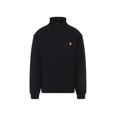 CARHARTT CARHARTT WIP HALF ZIP AMERICAN SCRIPT SWEATSHIRT