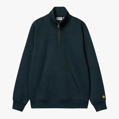 Carhartt Wip Half Zipper Sweatshirt In Green