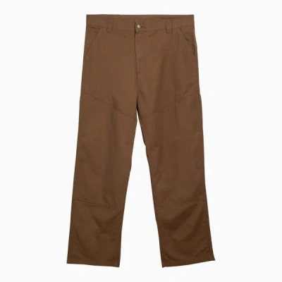 Carhartt Wip Hamilton Wide Panel Trouser In Brown