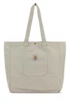 Carhartt Wip Grey Denim Bayfield Tote In Gray
