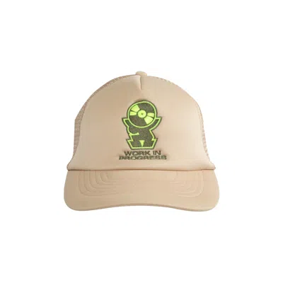 Pre-owned Carhartt Wip Harttronix Trucker Cap 'dusty Hamilton Brown' | Men's Size Onesize