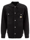 Carhartt Wip Selby Shirt Jac Cotton Canvas In Black
