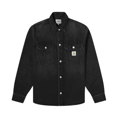 Pre-owned Carhartt Wip Harvey Shirt Jacket 'black'