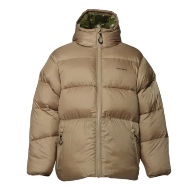 Carhartt Wip Hazelnut Toronto Nylon Down Jacket In Brown