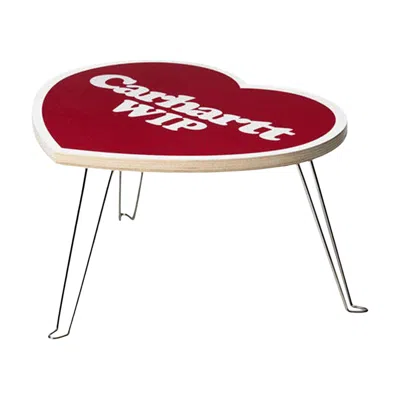 Pre-owned Carhartt Wip Heart Folding Table 'scarlet/white' | Red | Men's Size Onesize