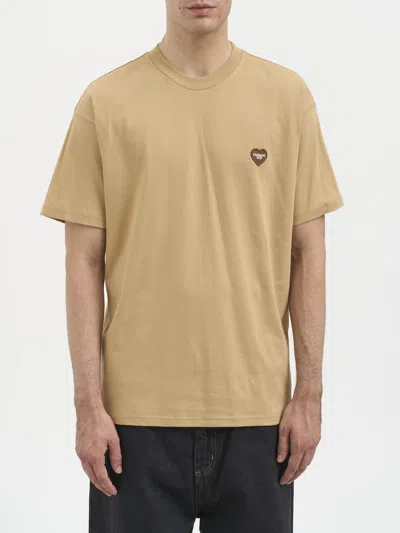 Carhartt Short Sleeve Heart 2 Hartt T Shirt Dusty Brown