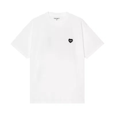 Pre-owned Carhartt Wip Heart Ii Hartt Short-sleeve T-shirt 'white' | Men's Size M