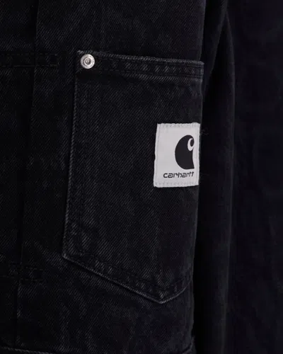 Carhartt Wip Heavy-duty Denim Jacket In Black