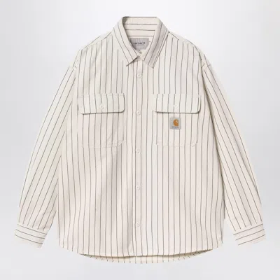 Carhartt Hendry Fountain Twill Shirt In Seaton Stripe