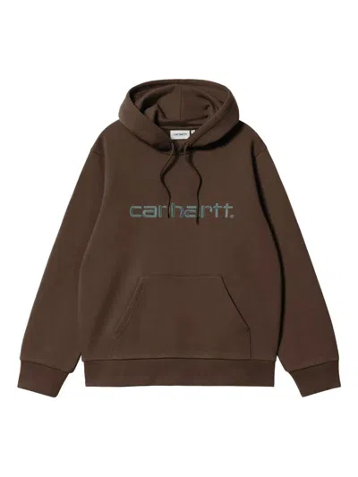 Carhartt Wip "hooded " Sweat In Gray
