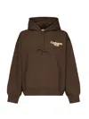 Carhartt Wip Hooded Charm Link Sweatshirt In Brown