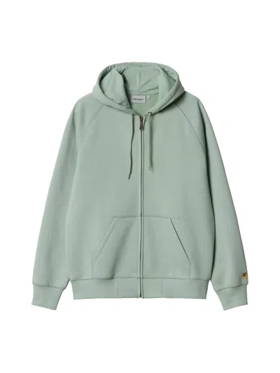 Carhartt Wip "hooded Chase" Jacket In Green