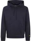 Carhartt Wip  Black/gold Hooded Chase Sweatshirt