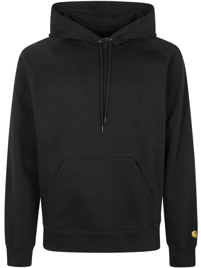 Carhartt Wip Hooded Chase Sweat Clothing In Black