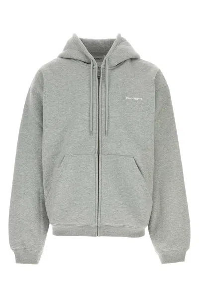 Carhartt Wip Hooded Ebbert Jacket In Cotton Blend For Men In Blue