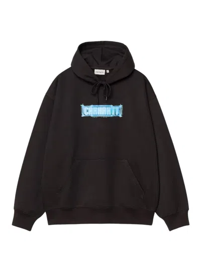 Carhartt Wip Hooded Electric Boogie Sweat In Black