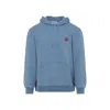 Carhartt Hooded Ingo Sweater Kangaroo Pockets In Blue