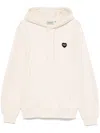Carhartt Crewneck Sweater With Front Pocket And Hood In 32mxx Undyed