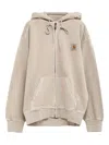 Carhartt Wip Hooded Nelson Jacket Clothing In 2lpgd Fleur De Sel