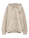 Carhartt Wip Hooded Nelson Jacket Clothing In 2lpgd Fleur De Sel