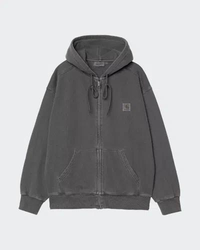Carhartt Wip Hooded Nelson Jacket Clothing In 87gd Graphite