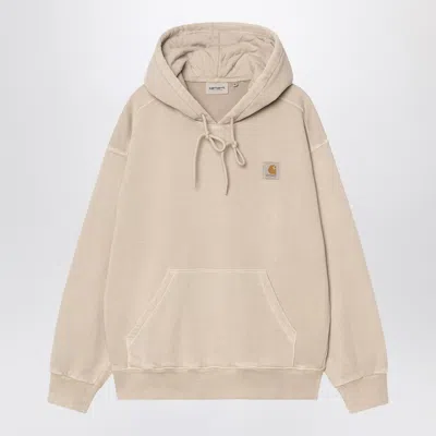 Carhartt Wip Hooded Nelson Sweatshirt Fleur De Sel In Grey