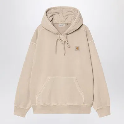 CARHARTT CARHARTT WIP HOODED NELSON SWEATSHIRT FLEUR DE SEL