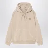 Carhartt Drawstring Hood Front Pocket Sweatshirt In Neutral