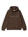 Carhartt Wip "hooded " Sweat Clothing In Brown