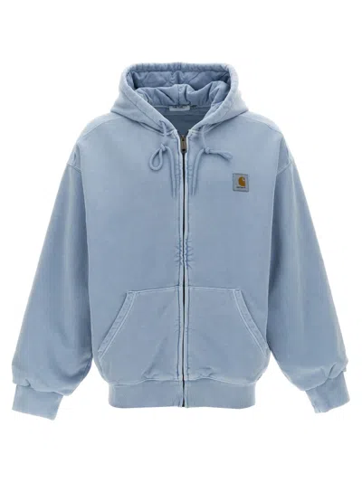 Carhartt Wip Hooded Sweatshirt Nelson Jacket Cotton In Blue